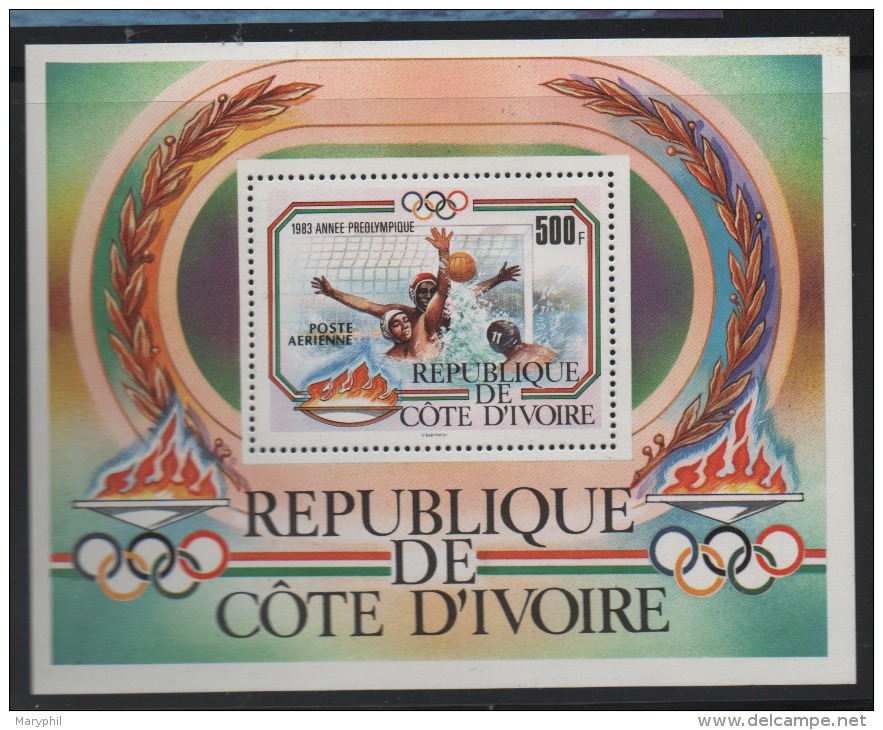 LOT 386 - COTE D'IVOIRE   -  BF 25 **  WATER POLO - Cote 6 € - Water-Polo