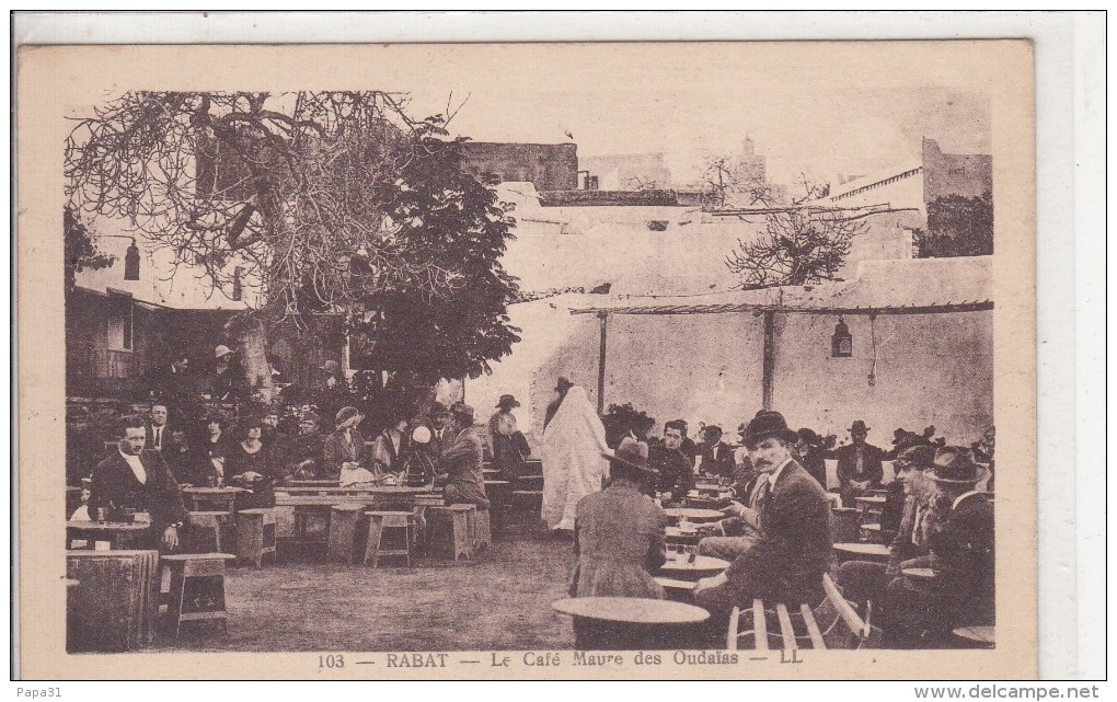 MAROC -  RABAT -  Le Café Maure Des Oudaïas - Meknès