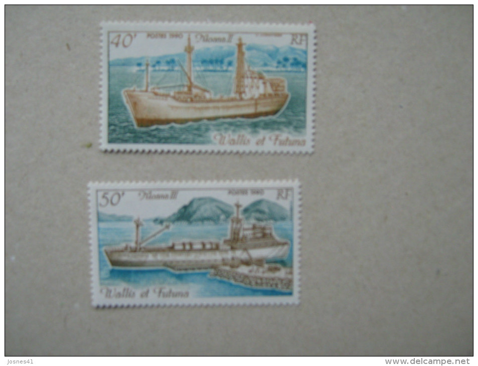 WALLIS ET FUTUNA    P 400 /401 * *    NAVIRES WALLISIENS - Unused Stamps