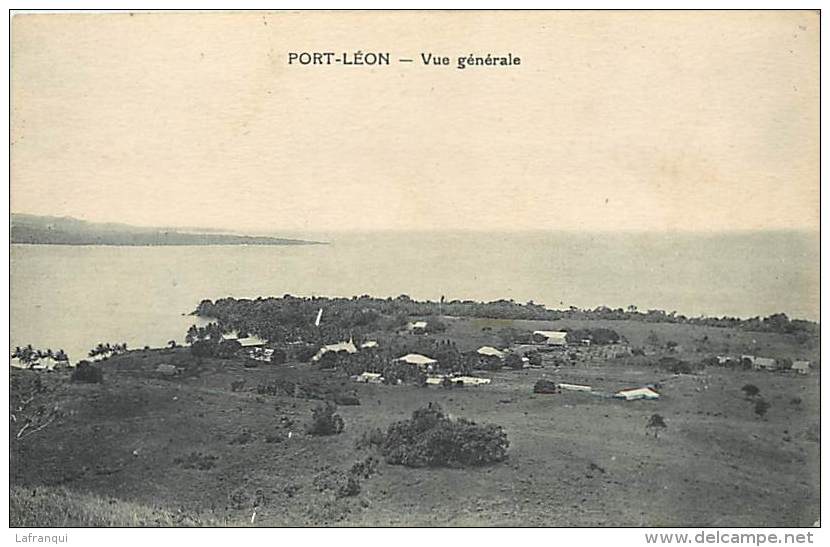 Pays Divers- Ref E318- Papouasie -guinée- Port Leon - Vue Generale -carte Bon Etat - - Papua Nuova Guinea