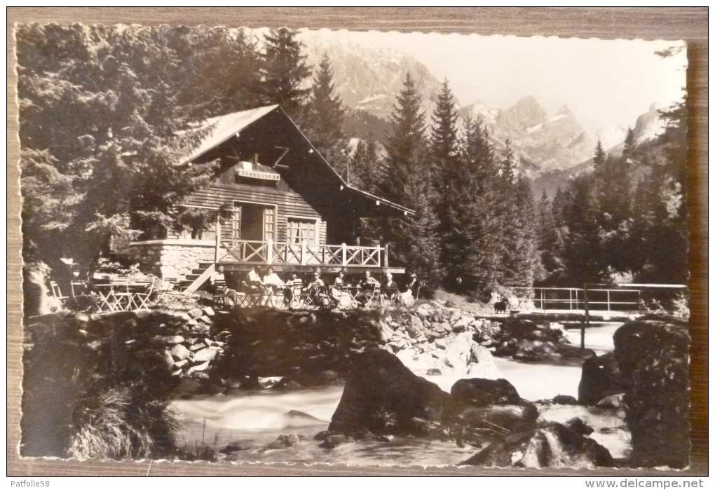 PRALOGNAN LA VANOISE (73).LE PONT DE CHOLLIERE.CPSM PHOTO VERITABLE.CIRCULE .TBE. - Other & Unclassified