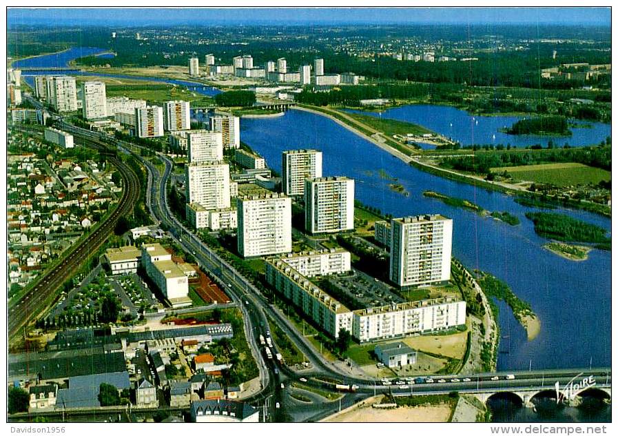 Belle  Carte Cpsm   -   Tours - Vue Aérienne Des Rives Du Cher         AC923 - Bolbec