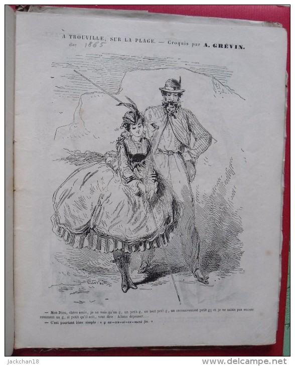 - ALMANACH D'ILLUSTRATIONS MODERNES 1865 - PAGNERRE LIBRAIRE EDITEUR PARIS RUE DE SEINE - - Autres & Non Classés