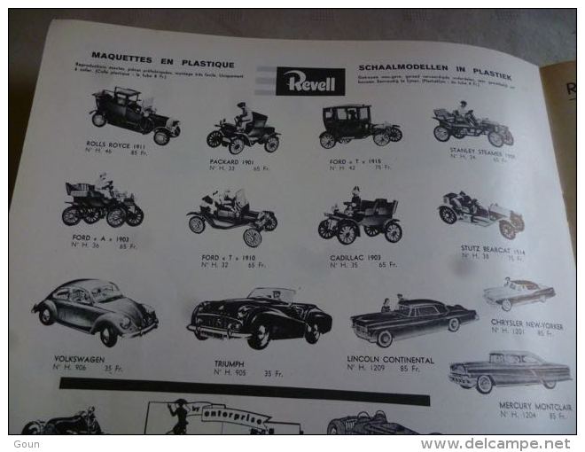 CB8 LC141 Catalogue bilingue modélisme Scientific avion bâteau voilier auto moteurs etc Revell modelbouw