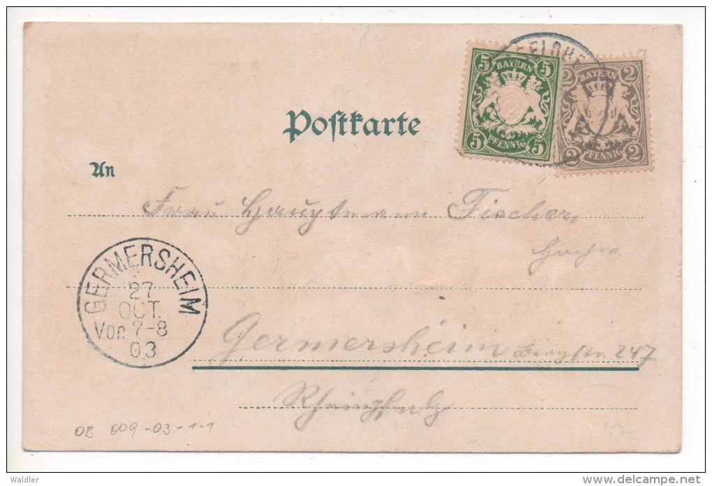 8023 GRÜSSE AUS PULLACH    ~  1900   LITHO   L. FRÄNZL & Co.  MÜNCHEN - Sonstige & Ohne Zuordnung