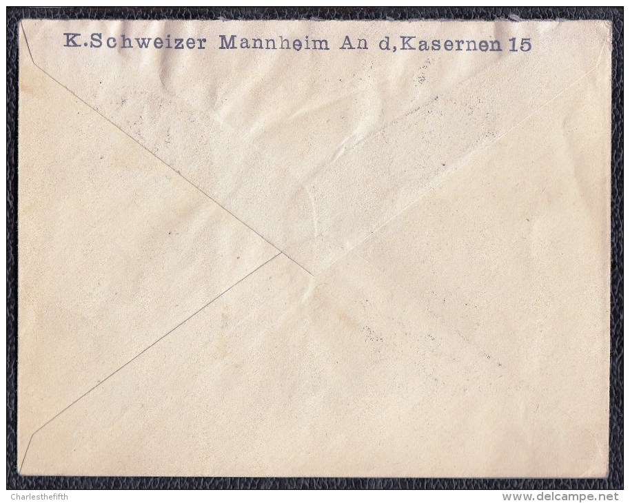 DEUTSCHES REICH 1944 - REGISTERED LETTER MUNCHEN > SCHILLINGSTADT - AIR STAMPS With " Deutschland Wird Siegen " - Lettres & Documents