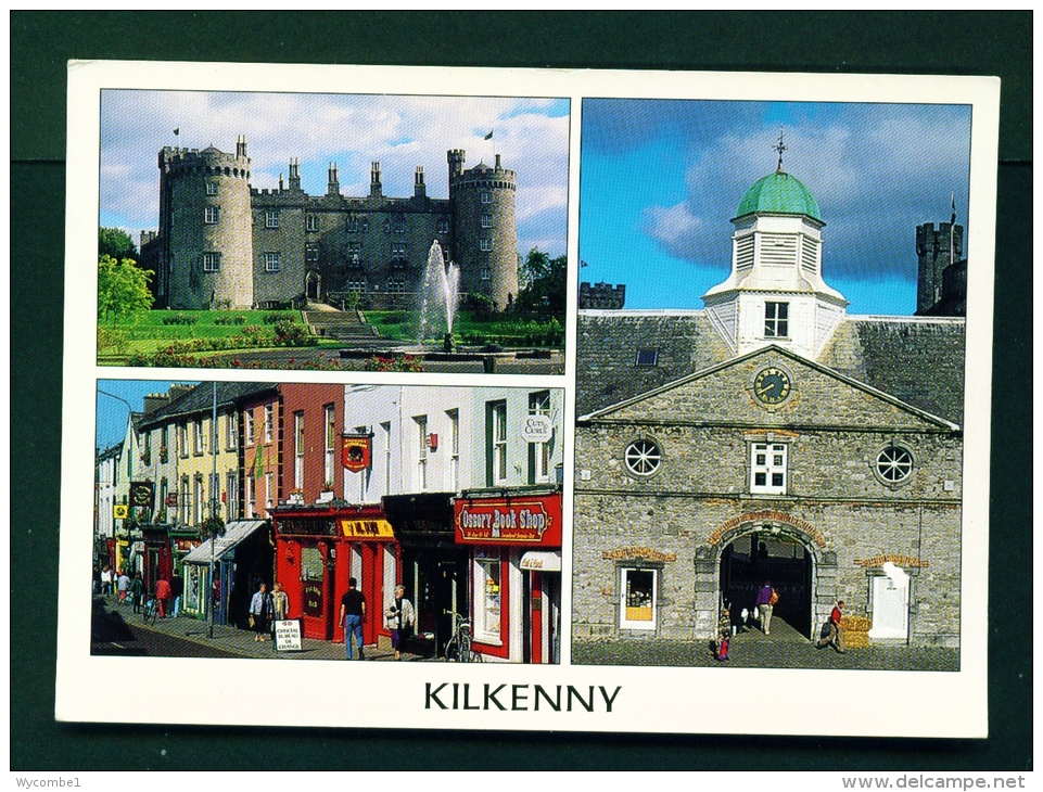 IRELAND  -  Kilkenny   Multi View  Used Postcard As Scans - Kilkenny