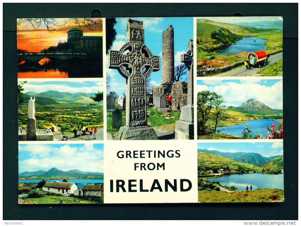 IRELAND  -  Multi View  Used Postcard As Scans - Other & Unclassified