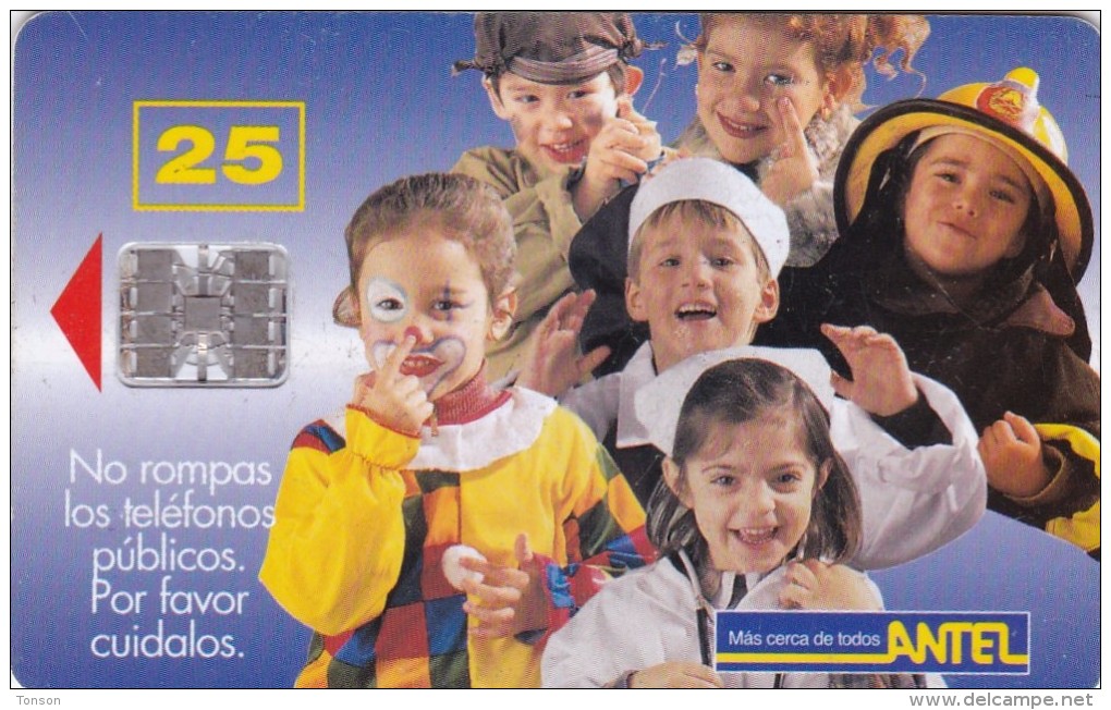 Uruguay TC 020a, Niños, 2 Scans. - Uruguay