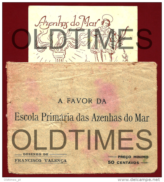 PORTUGAL - AZENHAS DO MAR - FESTAS DE S. LOURENCO E LANCAMENTO DA 1&ordf; PEDRA DA ESCOLA PRIMARIA - 1927 PRINT AND COVE - Other & Unclassified