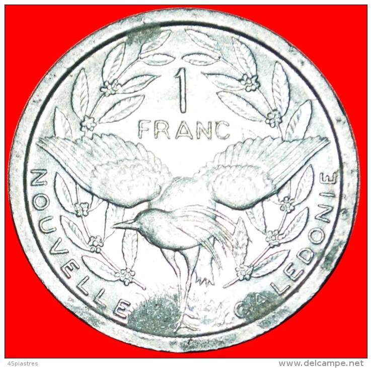 · BIRD KAGU: NEW CALEDONIA ★ 1 FRANC 1949! LOW START &#9733; NO RESERVE! - Nieuw-Caledonië