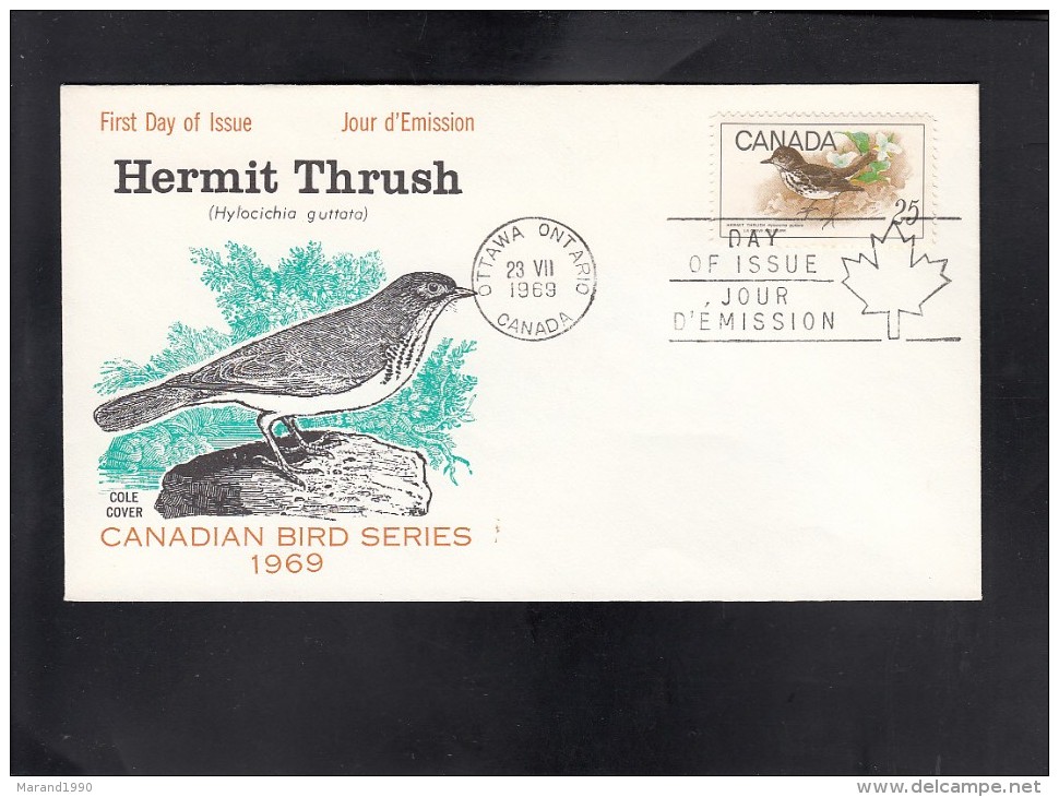 CANADA, 1969, FDC ** - Sparrows