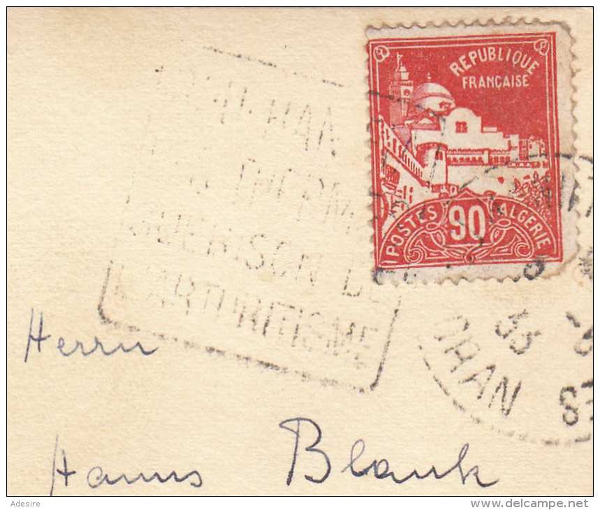 ORAN (Algerien) - Markt-Szene?, Gel.1933, 90 C Marke - Szenen