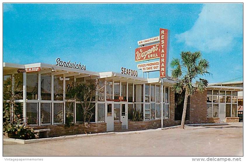 257481-Florida, Daytona Beach, Wagner's Grill, John G Von By Dexter Press No 7743-B - Daytona