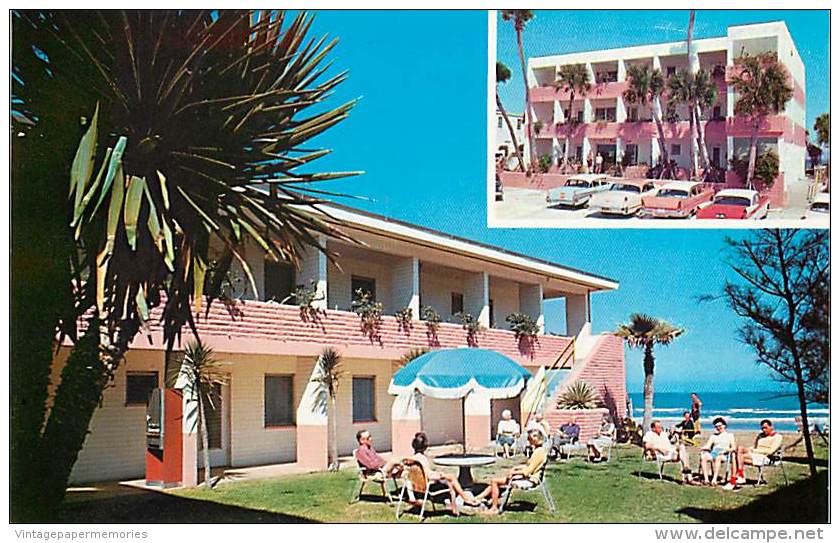 257485-Florida, Daytona Beach, Tropical Haven Motel, O' Brien Color Studios By Dexter Press No 8679B - Daytona