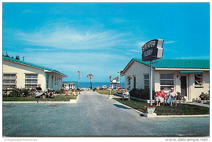 257497-Florida, Daytona Beach, Silver Surf Oceanfront Cottages, O' Brien Color Studios By Dexter Press No 99132 - Daytona