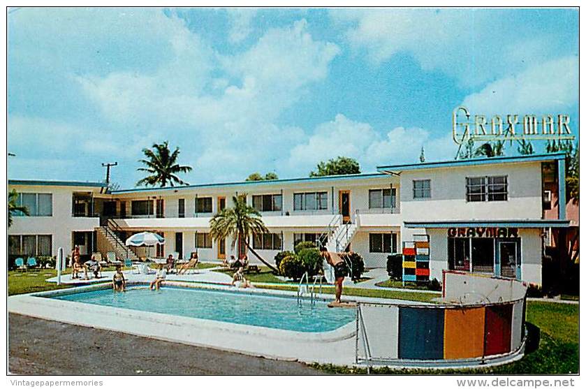 257525-Florida, Fort Lauderdale, Graymar Apartments, Swimming Pool, B & B Photo Shop By Dexter Press No 24197-B - Fort Lauderdale