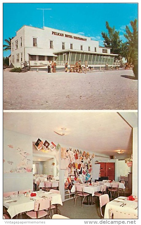 257535-Florida, Fort Lauderdale, Pelican Hotel & Restaurant, LL Cook By Dexter Press No 3177-C - Fort Myers