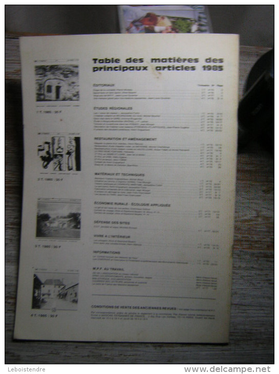 MAISONS PAYSANNES DE FRANCE  N° 79 1986 1 Er TRIMESTRE    21e ANNEE    QUAND NOS MAISONS PAYSANNES ETAIENT NEUVES - Maison & Décoration