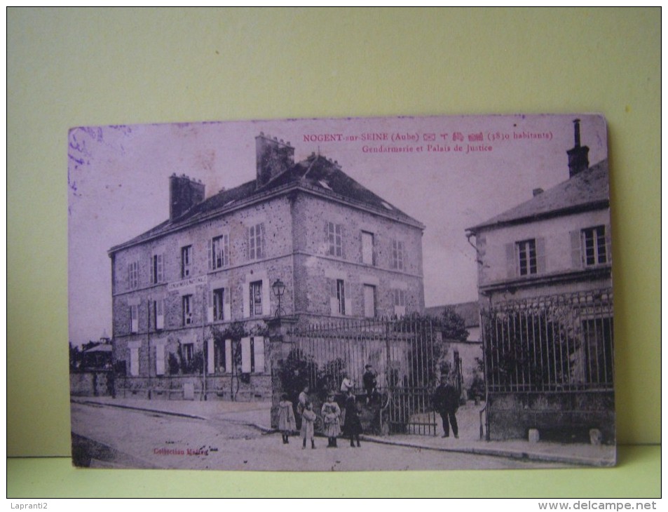 NOGENT-SUR-SEINE (AUBE)  GENDARMERIE ET PALAIS DE JUSTICE. - Nogent-sur-Seine