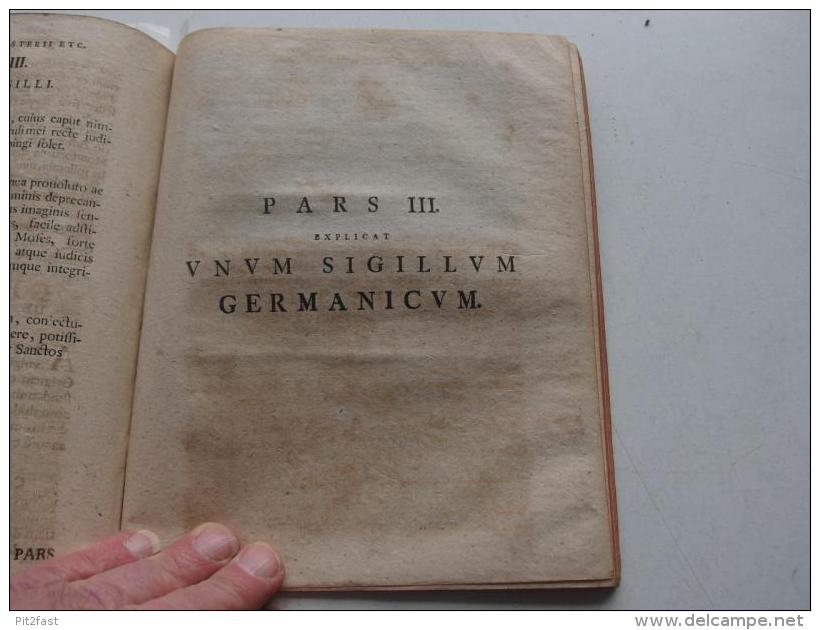 A. Glafey  Friedrich : Specimen decadem sigillorum complexum ,1749 ,sehr RAR , Erstausgabe , Wappen , Siegel , Nürnberg