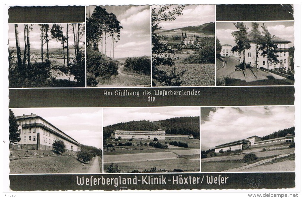 D5817     HÖXTER : Weferbergland-Klinik ( Multiview) - Hoexter