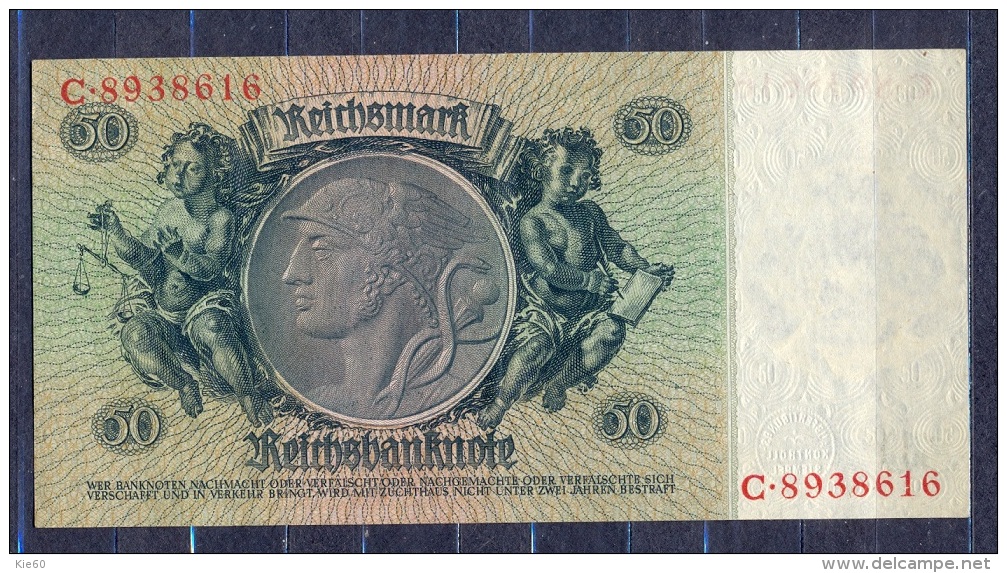 Germany - 1933- 50 Mark   O/C  -    (XF/ VF ) .P-182a ...R 175a - 50 Reichsmark