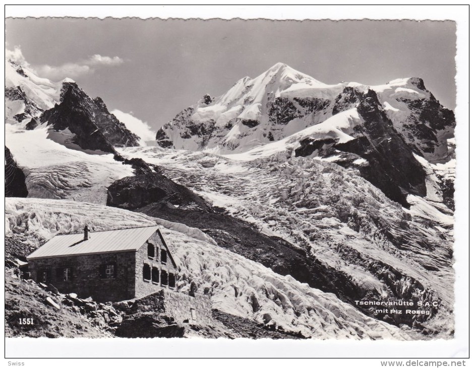 TSCHIERVAHÜTTE  MIT PIZ ROSEG - Tschierv