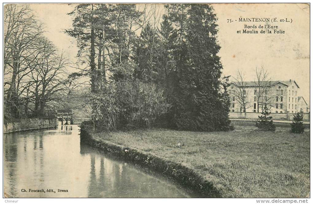 MAINTENON BORDS DE L'EURE ET MOULIN DE LA FOLIE - Sonstige & Ohne Zuordnung