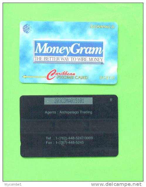 DOMINICA - Magnetic Phonecard/Moneygram - Dominique