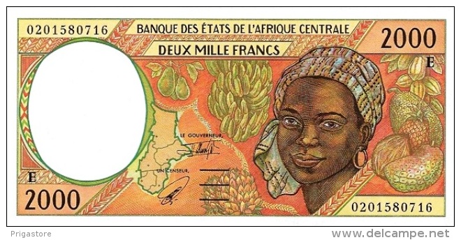 East African States - Afrique Centrale Cameroun 2002 Billet 2000 Francs Pick 203 H Neuf 1er Choix UNC - Cameroun