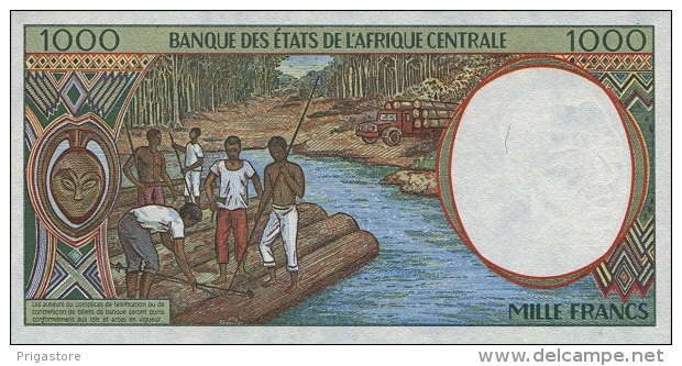 East African States - Afrique Centrale Centrafrique 1994 Billet 1000 Francs Pick 302 B Neuf UNC - Centrafricaine (République)