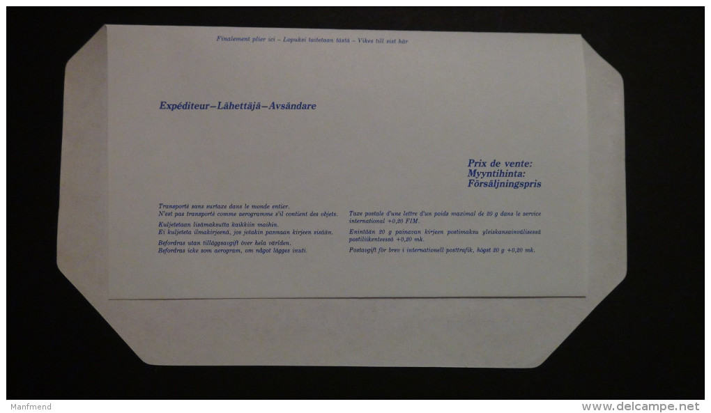 Finland - 1986 - Mi: LF 17* - Postal Stationery - Look Scan - Postal Stationery