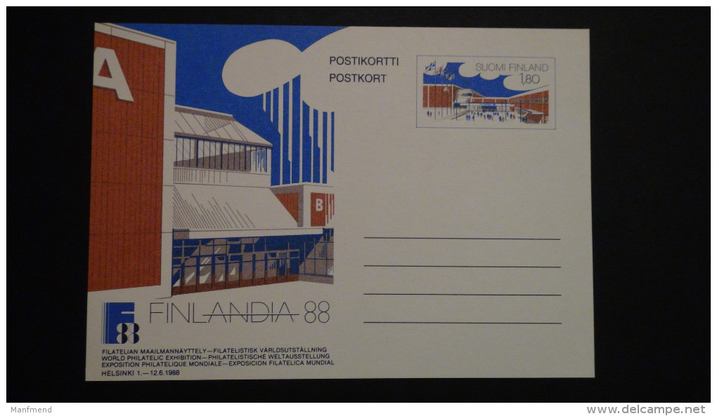 Finland - 1988 - Mi: P 161* - Postal Stationery - Look Scan - Entiers Postaux