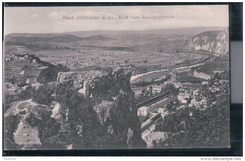 Bad Münster Am Stein-Ebernburg - Blick Vom Rheingrafenstein - Bad Muenster A. Stein - Ebernburg