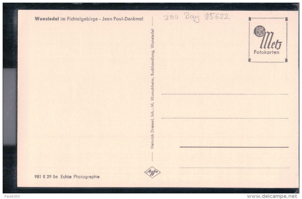 Wunsiedel - Jean Paul Denkmal - Wunsiedel