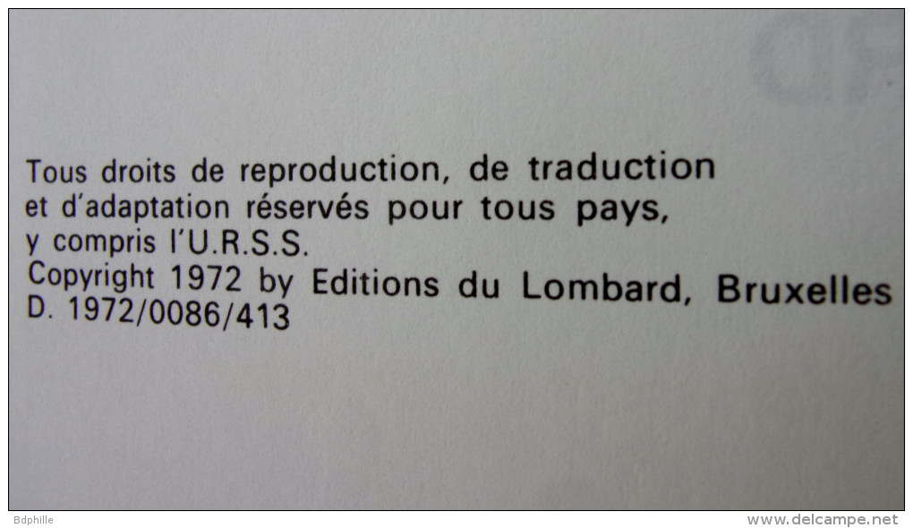 Mystère De La Grande Pyramide 1972 , 1ère Partie : Le Papyrus De Manéthon Excellent état - Blake Et Mortimer