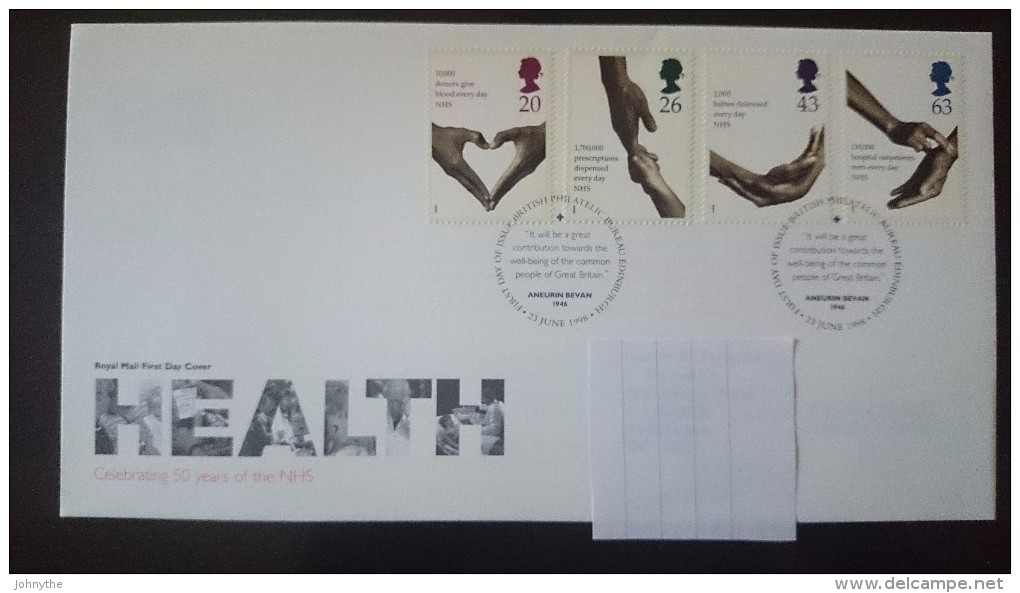 Great Britain 1998 Health Fdc - Unclassified
