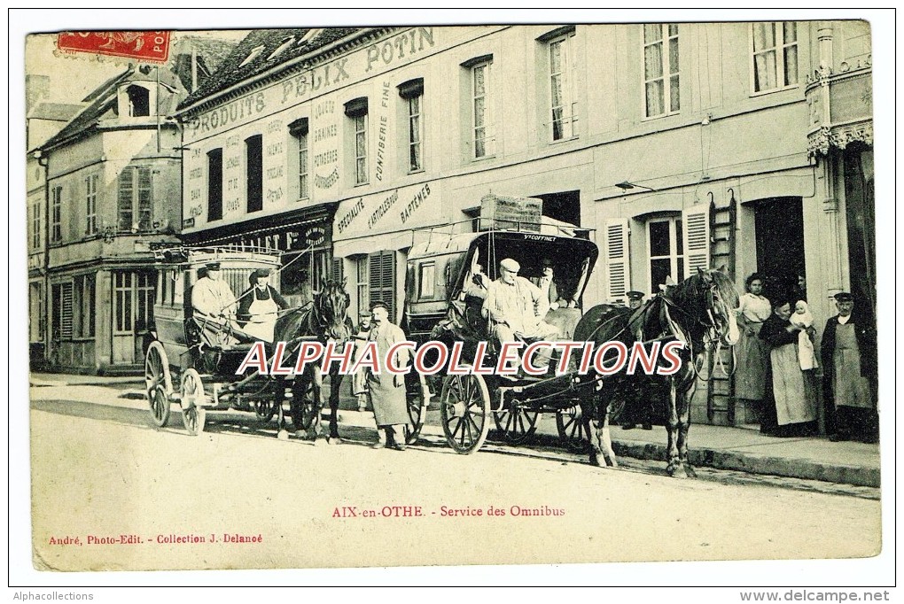 10 - AIX EN OTHE : SERVICE DES OMNIBUS. - Autres & Non Classés