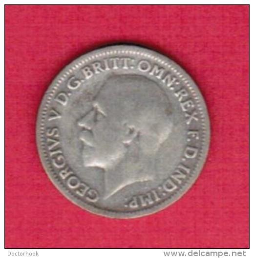 GREAT BRITAIN   6 PENCE (SILVER) 1933 (KM # 832) - H. 6 Pence