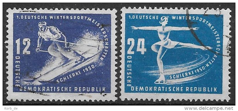 DDR 1950 / MiNr.  246 - 247   O / Used   (d892) - Gebraucht