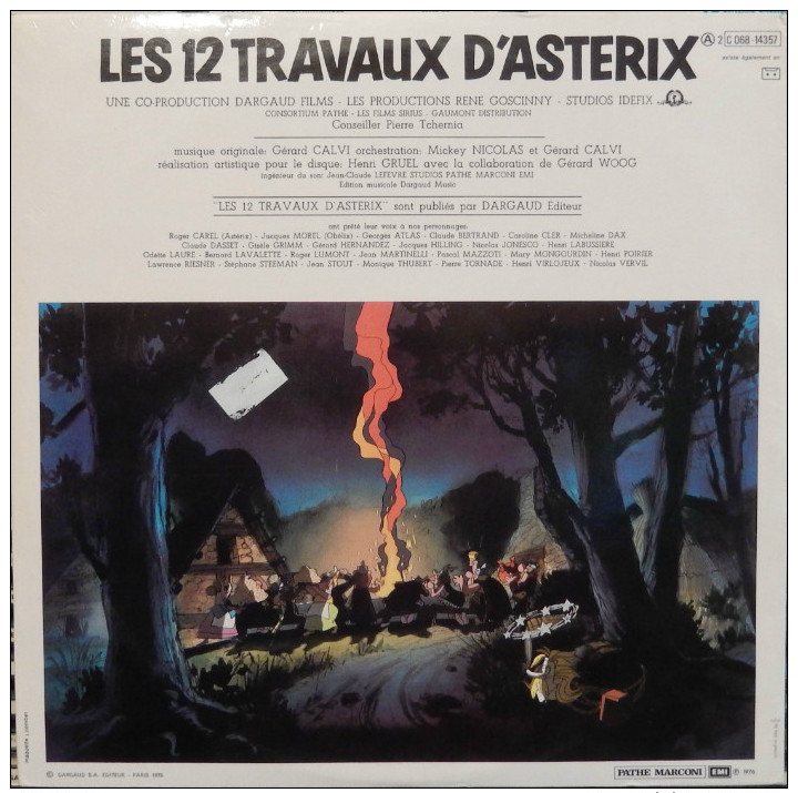 Vinyle 33t. LP B.O. FILM *les 12 Travaux D'Asterix* - Children