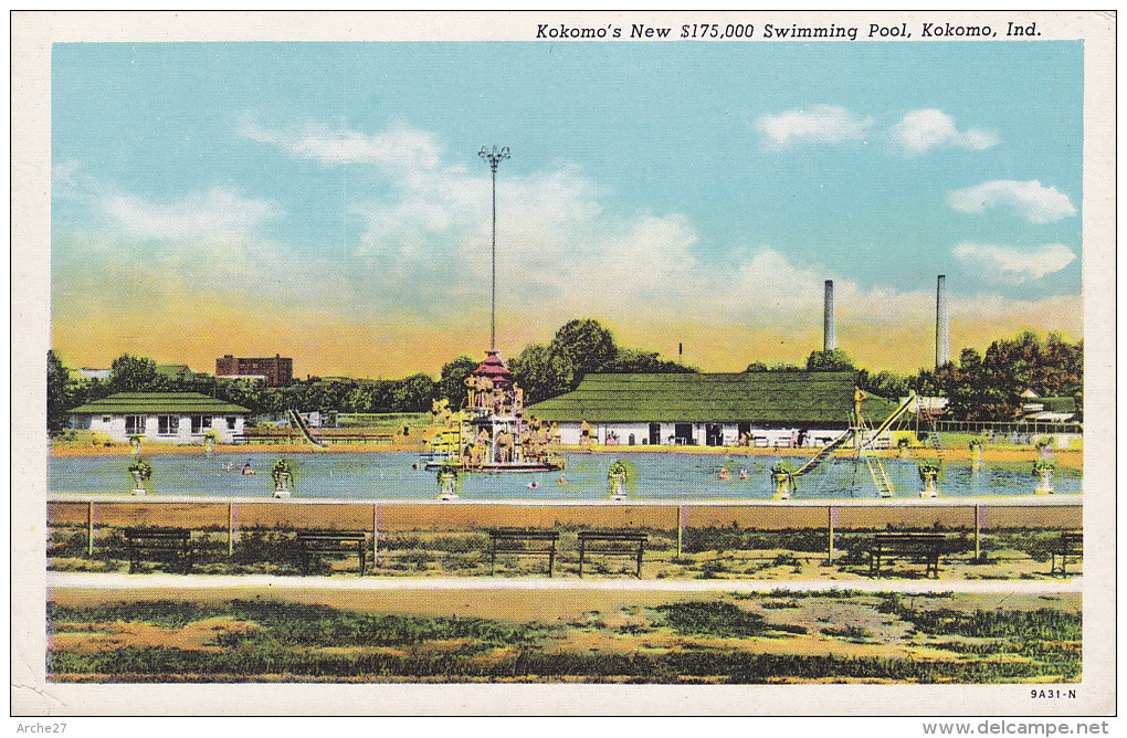 CPA - USA - Kokomo's Swimming Pool - Indiana - Autres & Non Classés