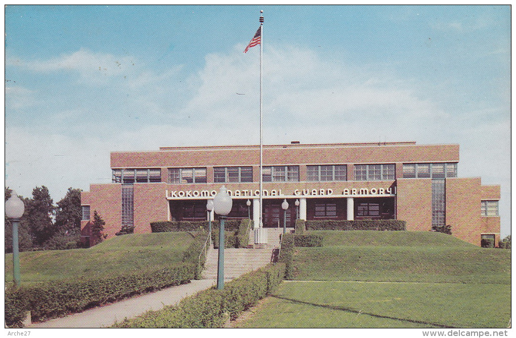 CPA - USA - Kokomo National Guard Armory - Indiana - Autres & Non Classés