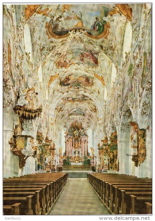 Ehemalige Stiftskirche Rottenbach - Kiricheninneres Ca1980 Weilheim Schongau - Weilheim