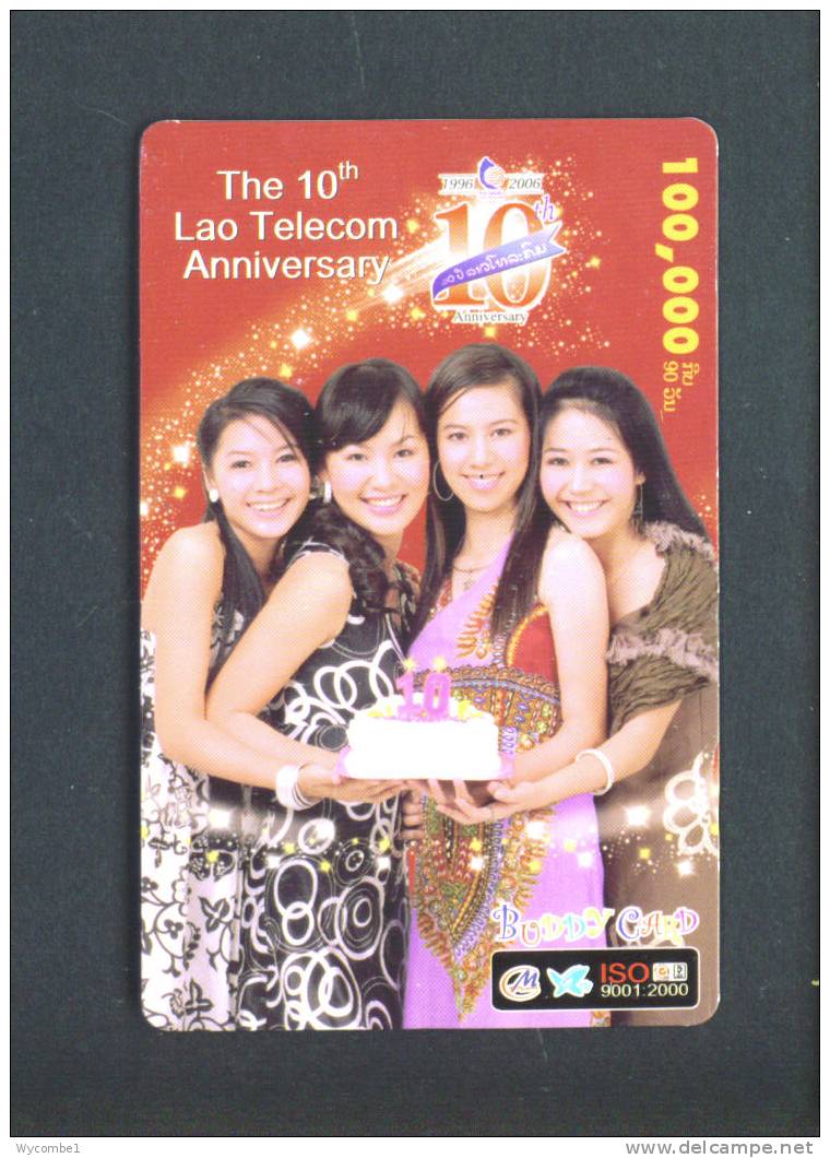 LAOS  -  Remote Phonecard As Scan - Laos