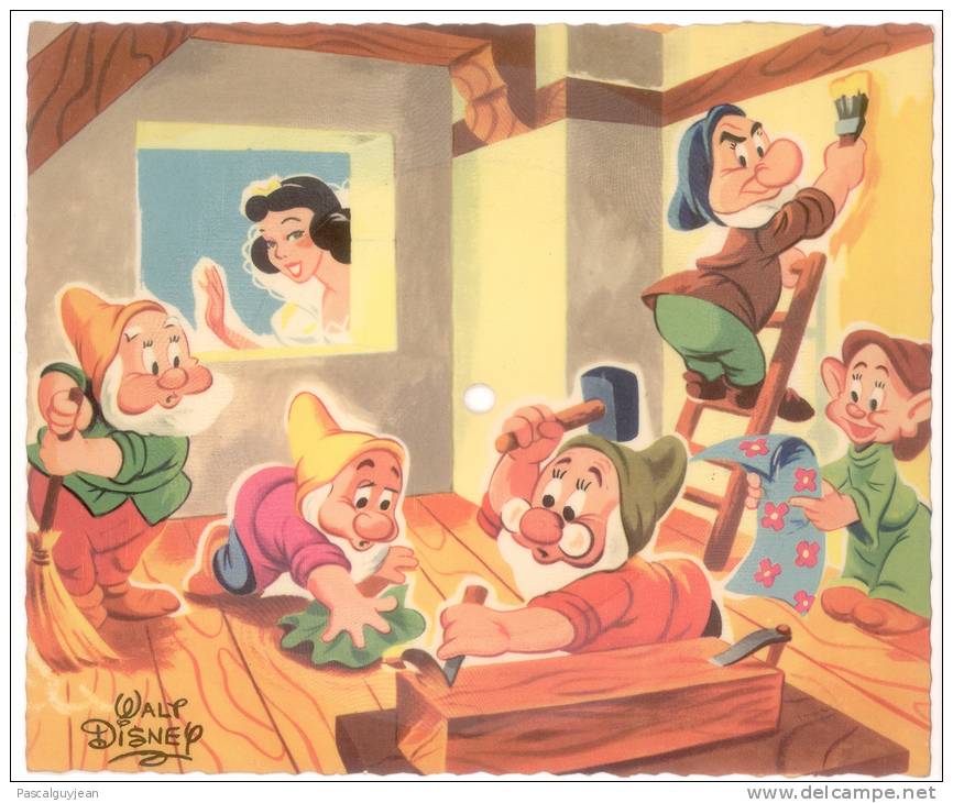 PHONOSCOPE WALT DISNEY - BLANCHE-NEIGE  - LES SEPT NAINS TRAVAILLANT - Formatos Especiales