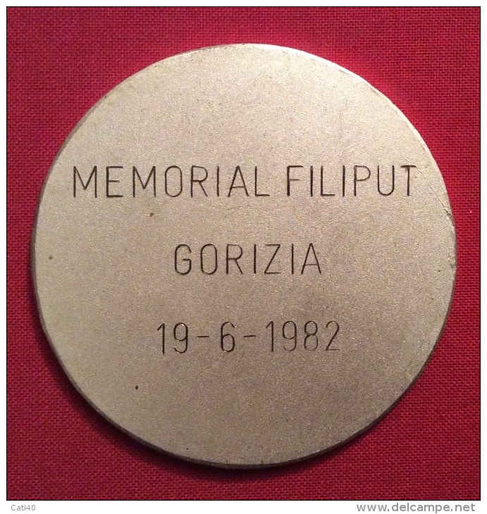 MEDAGLIA    C.O.N.I. - F.I.D.A.L.  FRIULI  VENEZIA GIULIA  MEMORIAL FILIPUT GORIZIA 1982 - D.6,5 - Firma's