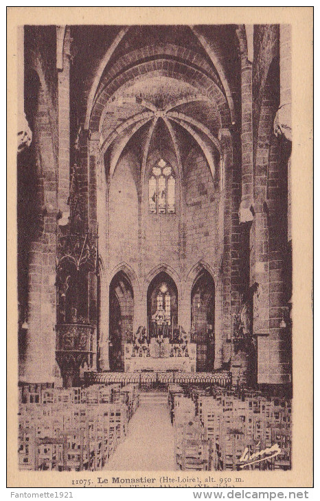 LE MONASTIER INTERIEUR DE L'EGLISE ABBATIALE (dil110) - Eglises Et Cathédrales