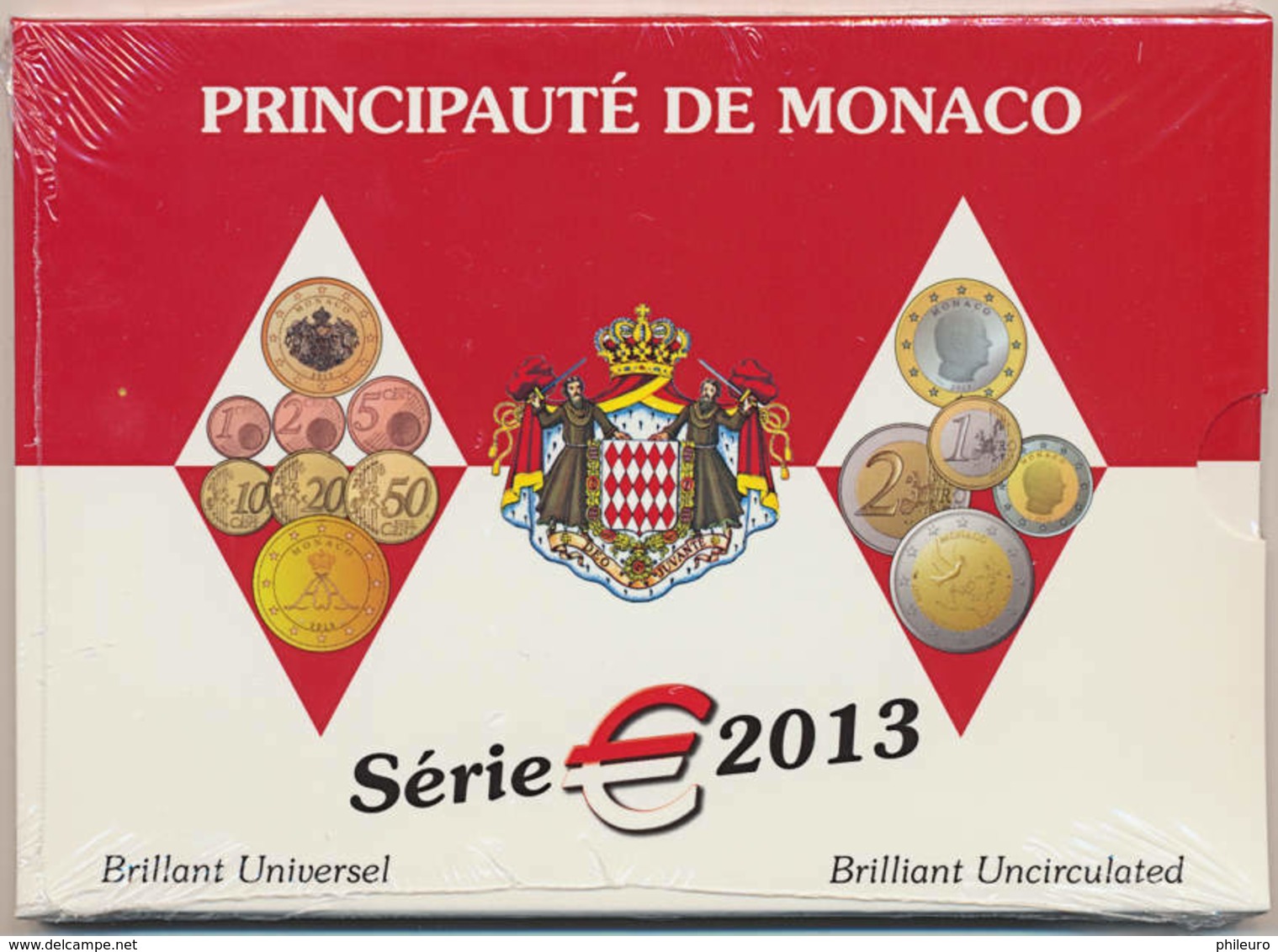 Monaco 2013 : Série BU Des 8 Pièces (en Coffret Scellé) - DISPONIBLE EN FRANCE - Monaco